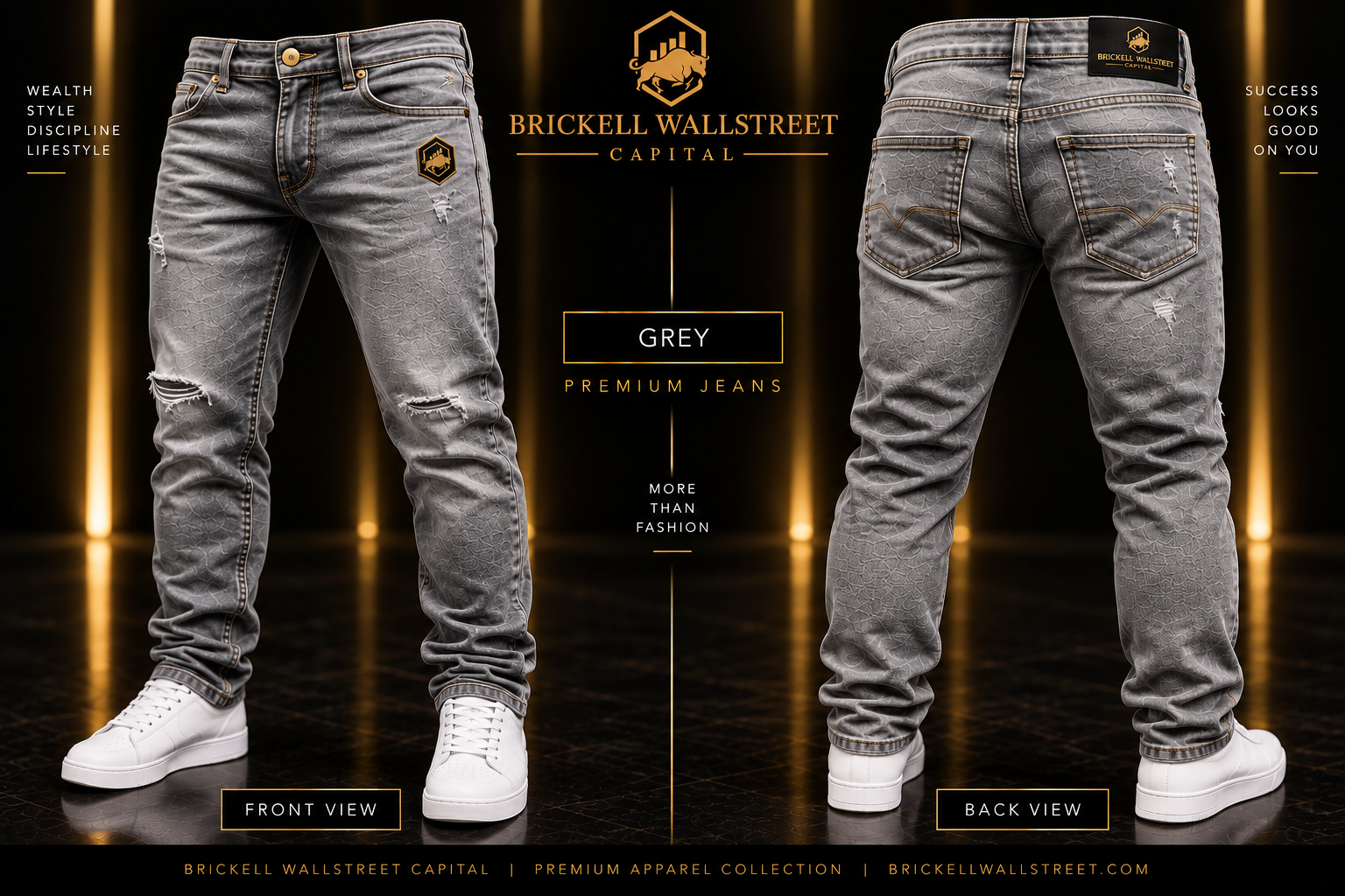 Premium Jeans — Grey