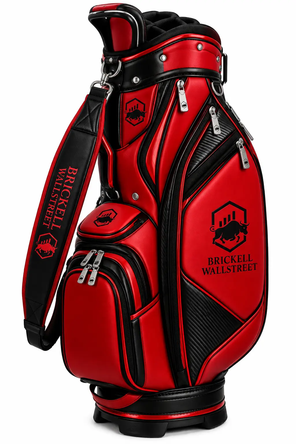 The Tour Staff Bag — Red & Black