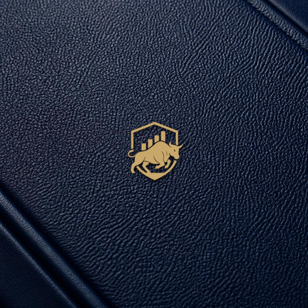 Brickell Wallstreet symbol — Embossed on Leather