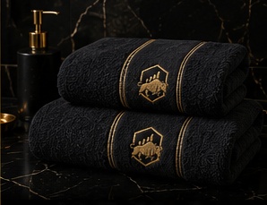 The Towel — Signature Black Bath Towel