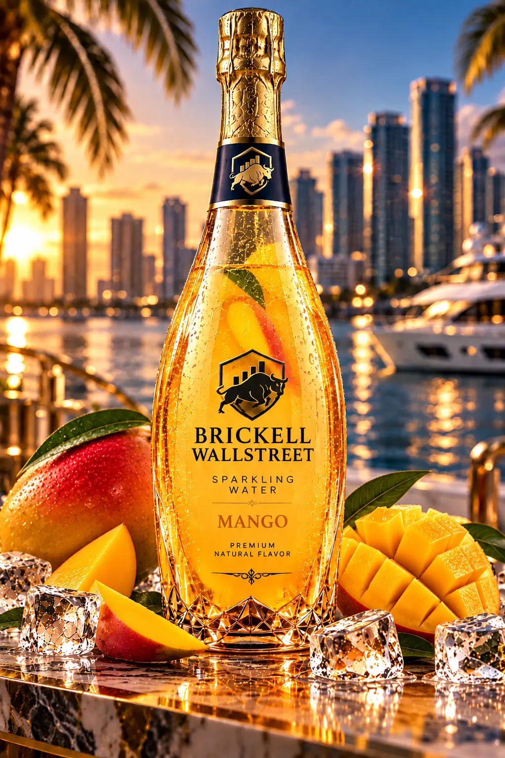 Brickell Wallstreet Mango Sparkling Water sparkling water