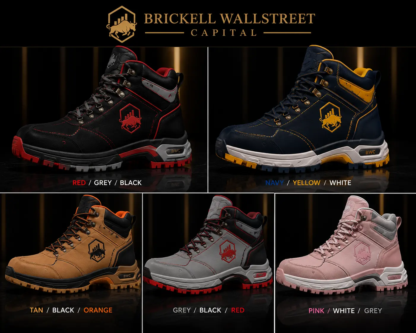 Brickell Wallstreet Multicolor Boot Collection