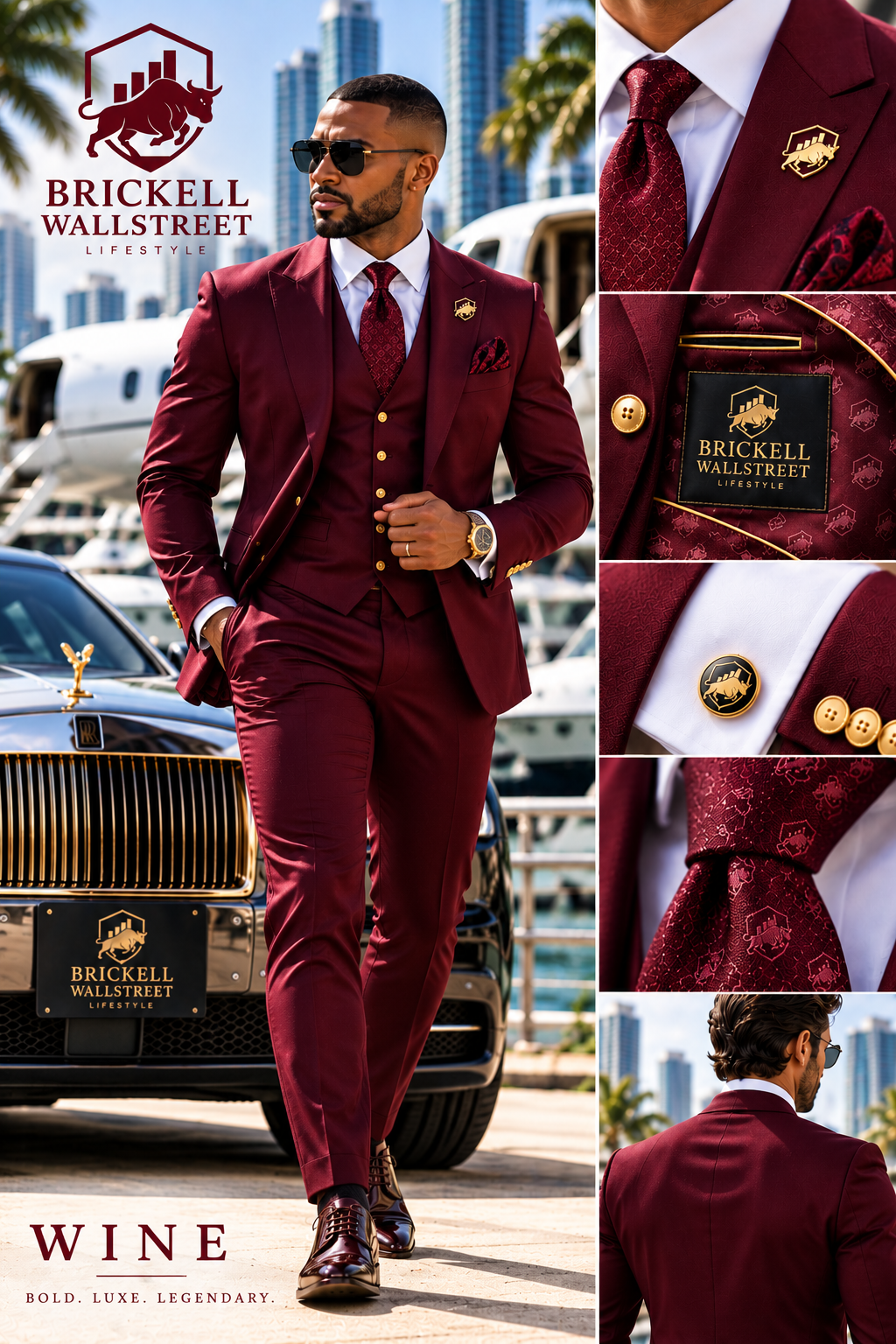 The Wine Custom Suit