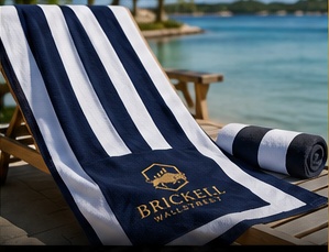 The Towel — Ocean Stripe Beach Towel