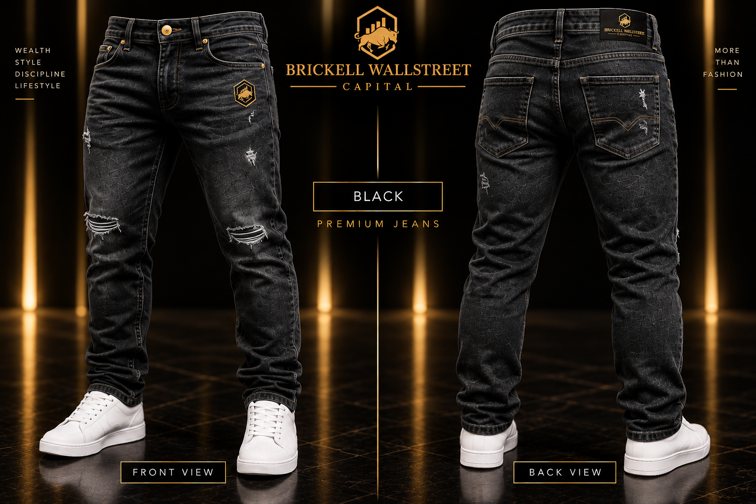 Premium Jeans — Black