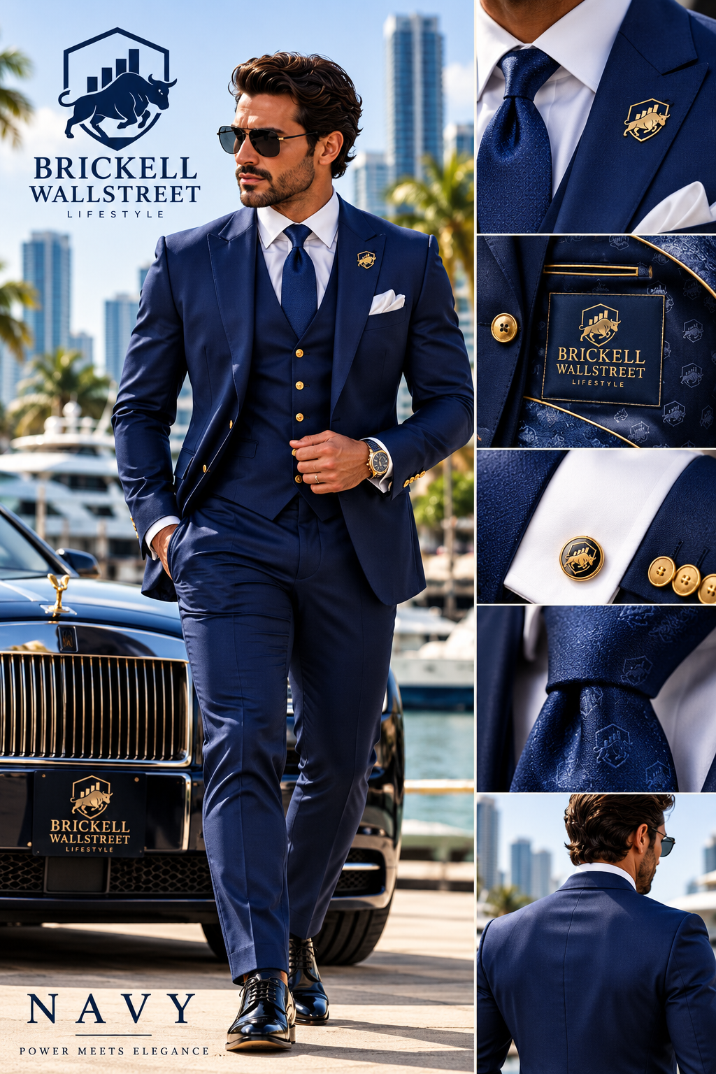 The Navy Custom Suit