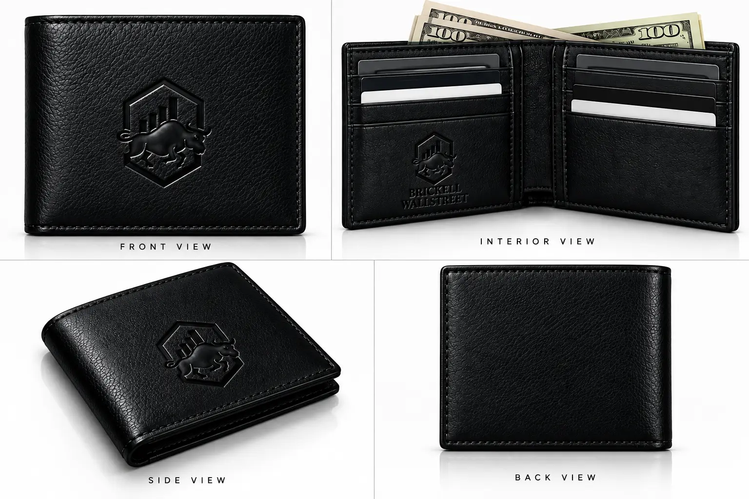 The Capital Wallet — Black