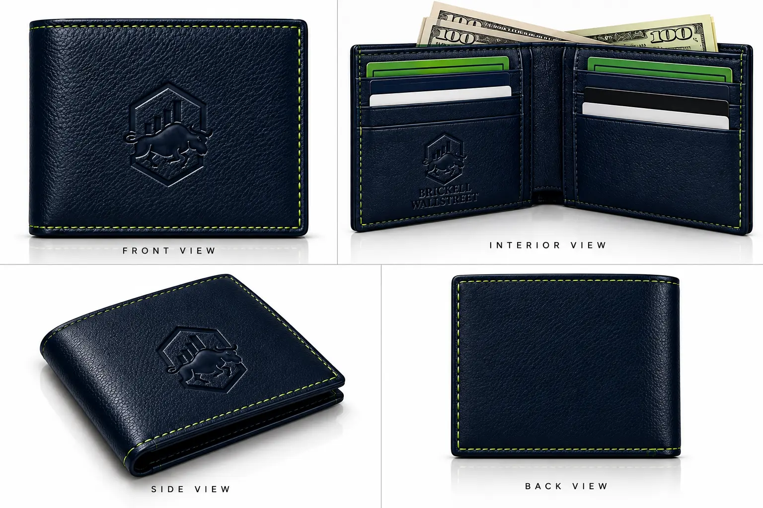The Capital Wallet — Navy