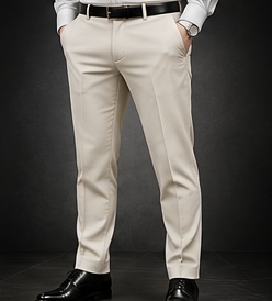 The Dress Slacks — Cream