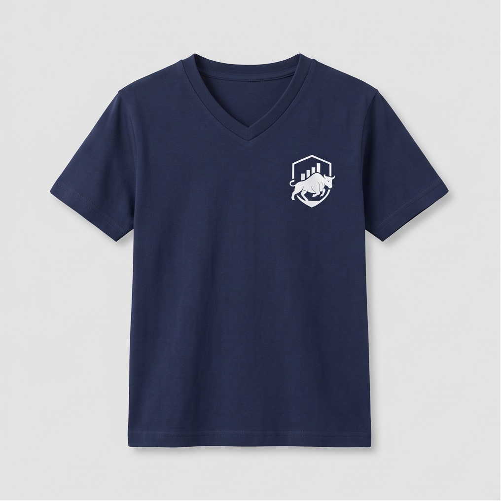 The Crest V-Neck — Kids
